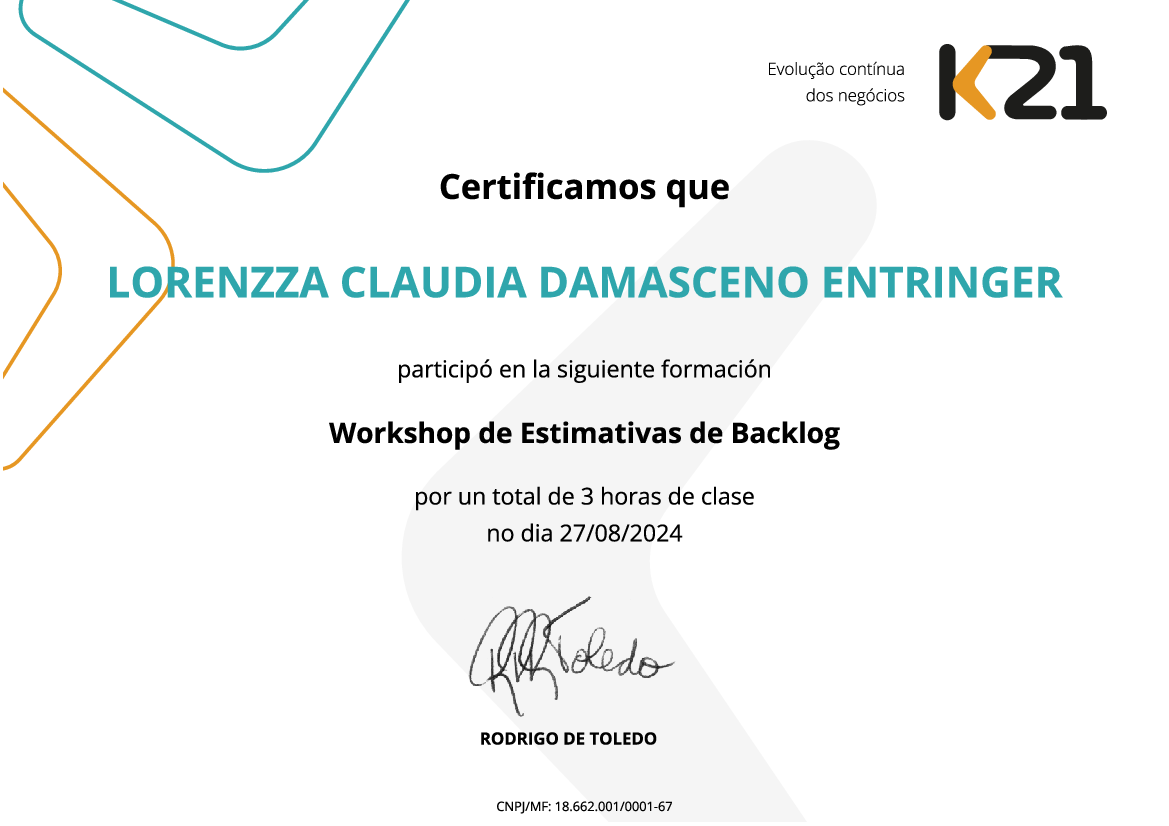 Certificado K21
